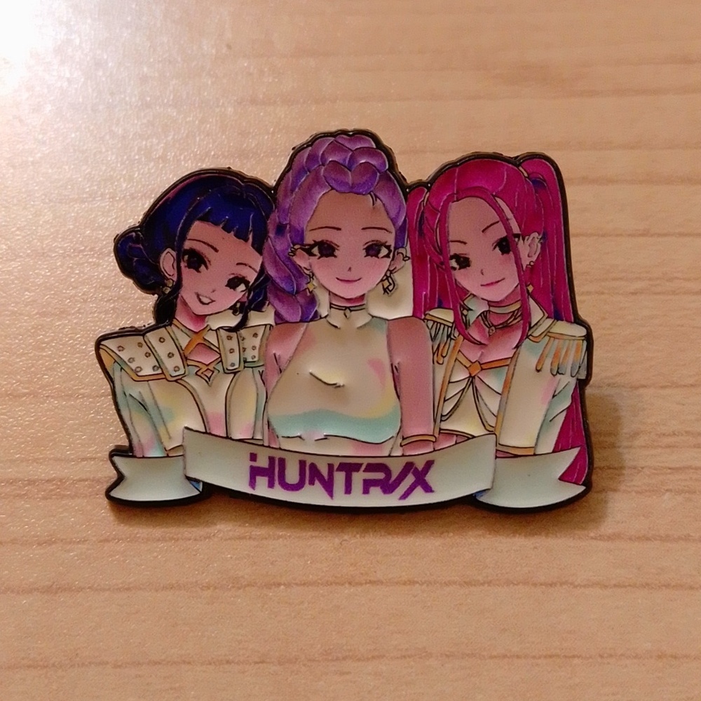 🆕 K Pop Demon Hunter Huntrix Enamel Pin Brooch